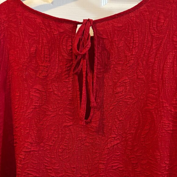 Ava & Viv Red Tiered Dress - Picture 3 of 5